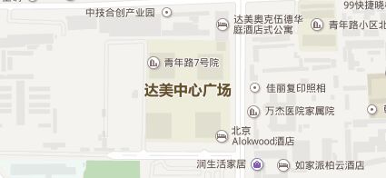达美中心地图